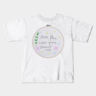Embroidery stress Kids T-Shirt